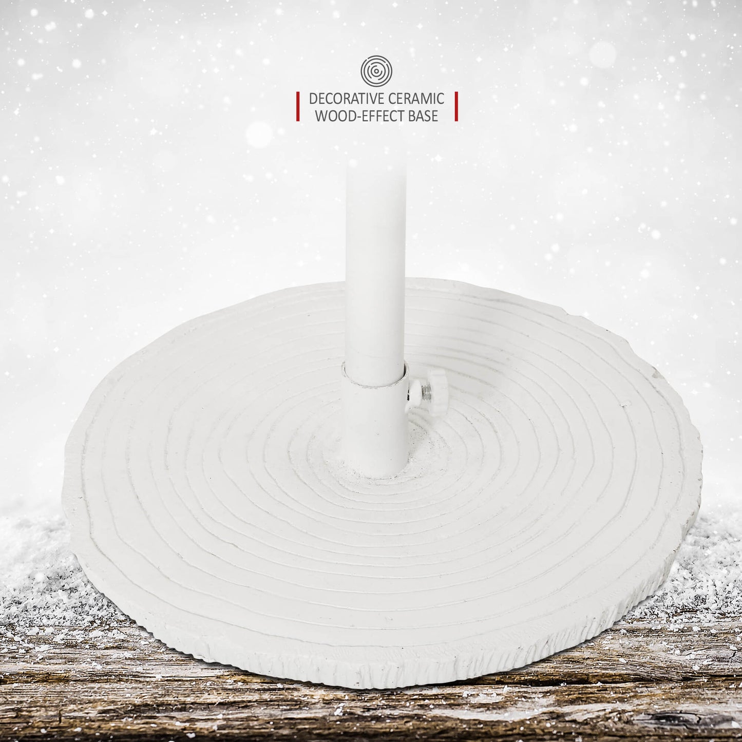 Micro Dot Warm White LED Tree with Timer -White