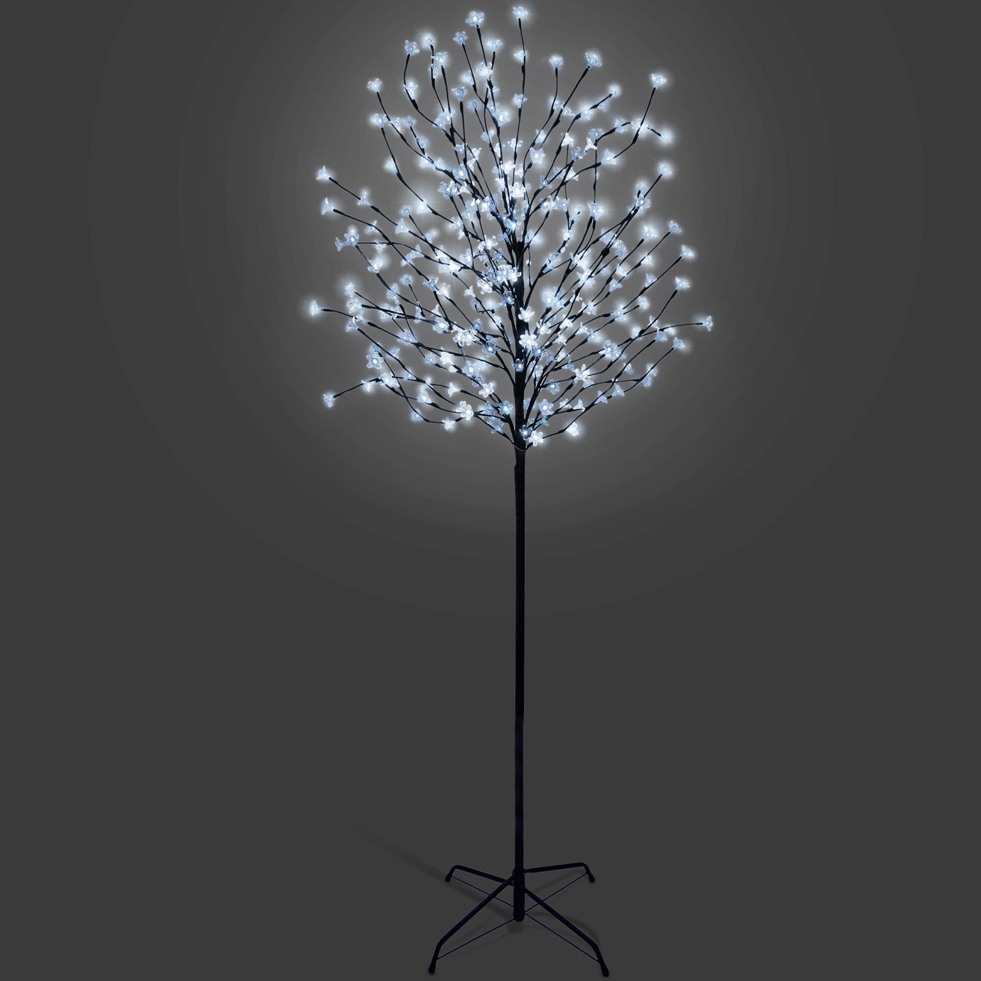Cherry Blossom Cool White LED Tree with Timer