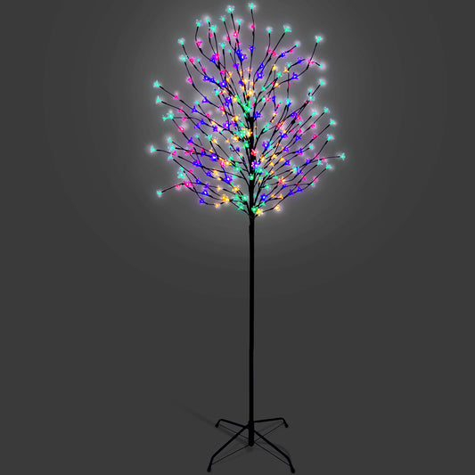 Cherry Blossom Multi-Colour LED Tree with Timer