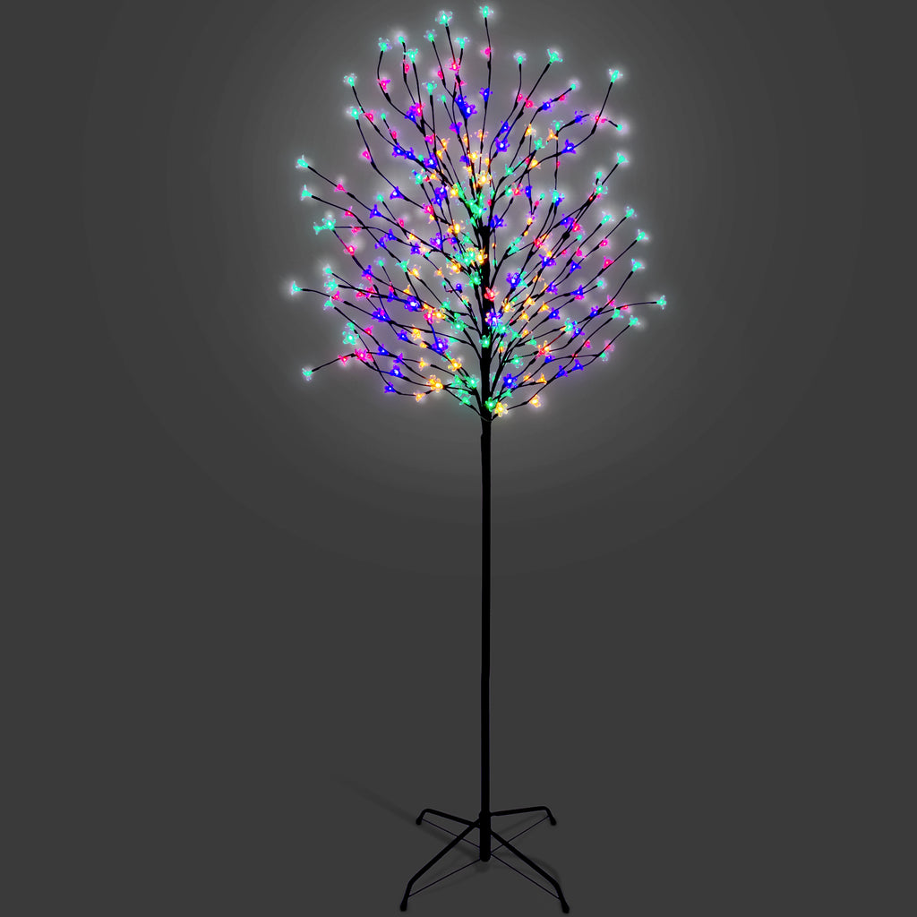 Cherry Blossom Multi-Colour LED Tree with Timer– Very Merry UK