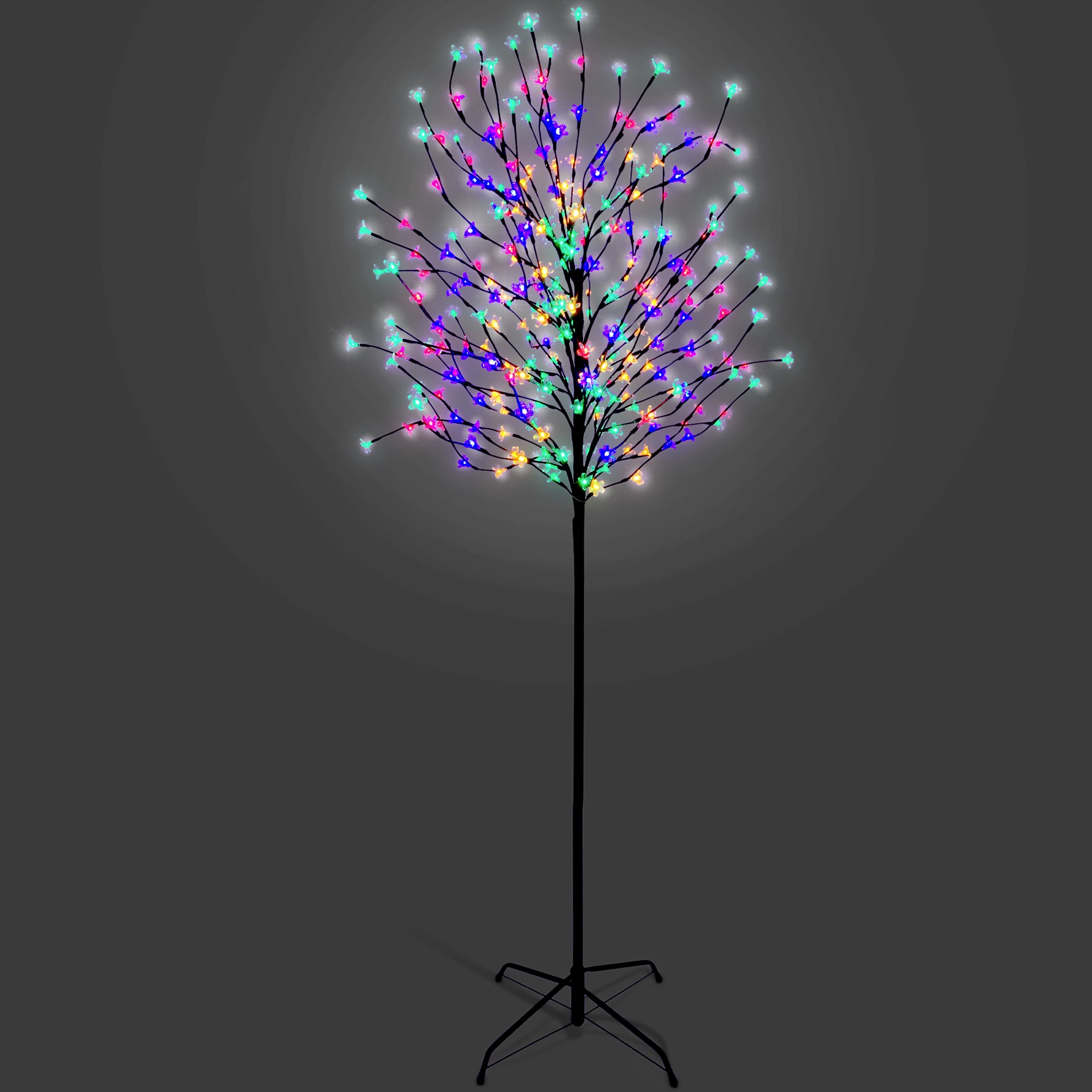 Cherry Blossom Multi-Colour LED Tree with Timer
