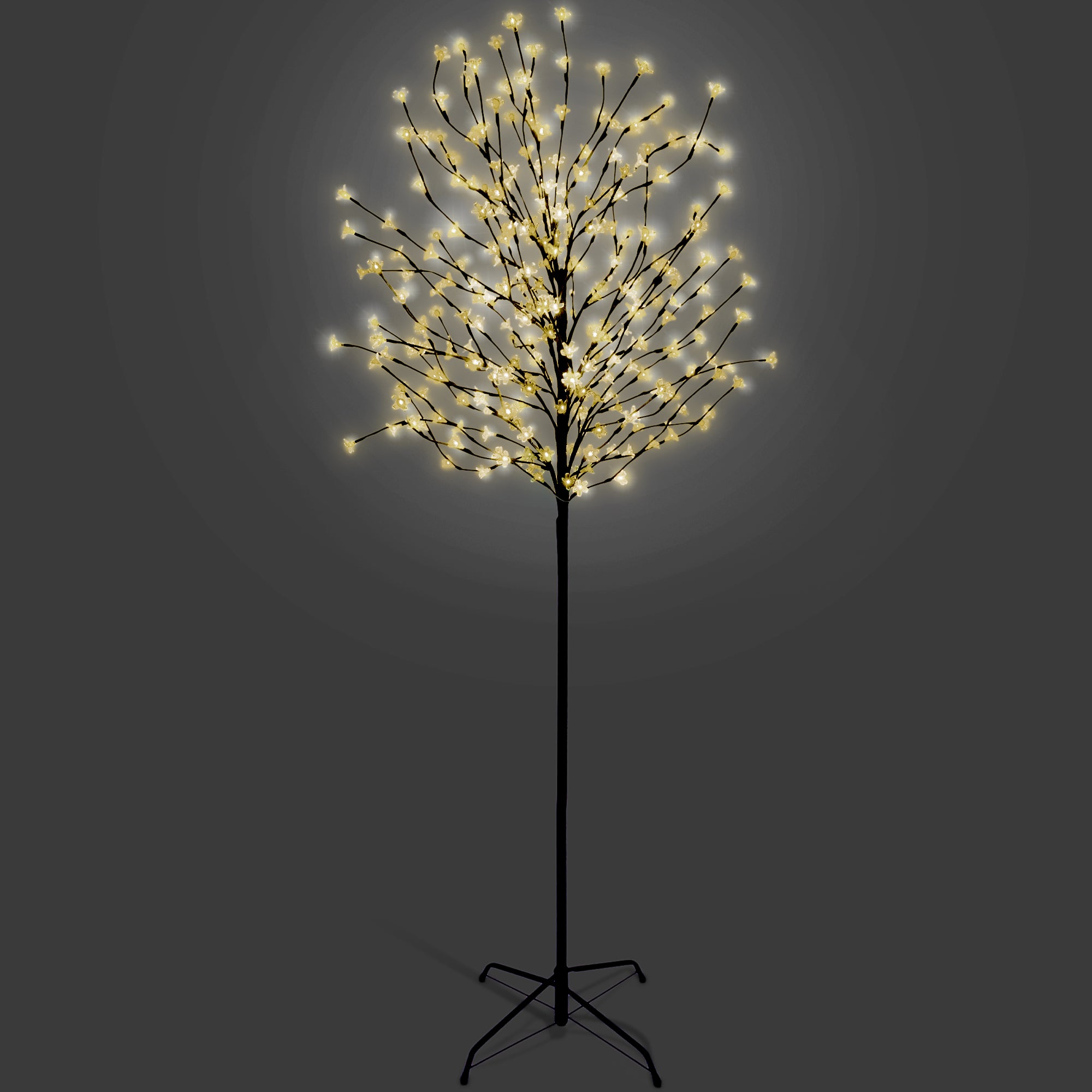 Cherry Blossom Warm White LED Tree with Timer
